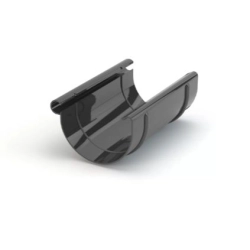 GAMRAT PCV Złączka rynnowa 100mm - GRAFIT